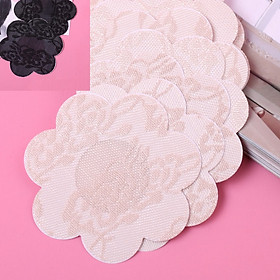 Combo 10 miếng dán ti lụa hình hoa mai dùng 1 lần( 5 cặp)