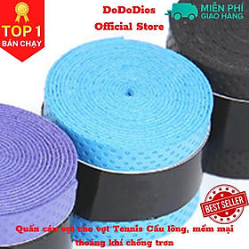 20 dây quấn cán vợt cầu lông tennis mềm mại thoáng khí chống trơn, cuốn cán cho vợt cầu lông, tennis