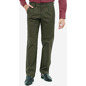 Quần Kaki Nam Khatoco Q2M468R1-VNMA017-1908-1- Xanh Rêu Đậm