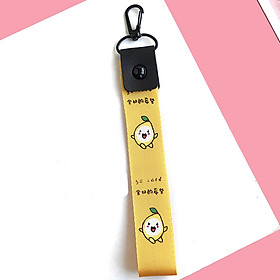 Nơi bán Móc khóa dây Strap dây vải DAY-DT-dây vàng hình bé gà con - Giá Từ -1đ