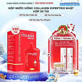 [NEW] Nước uống đẹp da Collagen Dipeptide Sắc Ngọc Khang tinh khiết nhập khẩu từ Nhật Bản, đạt chuẩn hàm lượng hấp thụ nhanh & vượt trội giúp trẻ hóa làn da - săn chắc và sáng mịn