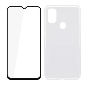 Combo Cường lực Màn Hình + Ốp Dẻo Dành Cho Samsung Galaxy M30s - Handtown- Hàng Chính Hãng