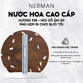 Nước hoa nam chính hãng Nerman - hương thơm nhẹ nhàng, tinh tế thu hút nữ giới, phù hợp đi hẹn hò, đi chơi, đi làm lưu hương tới 8h 10ml