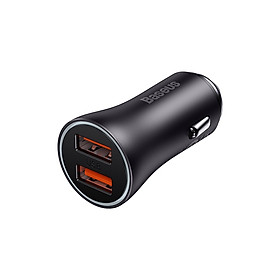 Mua Tẩu Sạc Ô Tô Baseus Golden Contactor Max Dual Fast Charger Car Charger 60W (Hàng chính hãng)