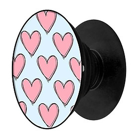 Mua Popsocket in hình dành cho điện thoại mẫu Tim Hồng Nền Xanh
