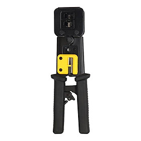 Crimping Pliers Crimper Ethernet Cable Stripping Terminal Pliers Terminal Black