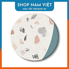 Lót Ly Siêu Thấm Diatom Mud Họa Tiết Gạch Terrazzo