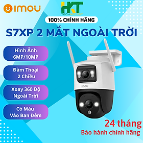 Mua Camera 2 Mắt Kép Ngoài Trời IMOU Cruiser Dual S7XP 6MP  10MP Đàm Thoại 2 Chiều - Hàng chính hãng