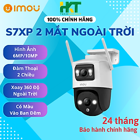 Camera 2 Mắt Kép Ngoài Trời IMOU Cruiser Dual S7XP 6MP, 10MP Đàm Thoại 2 Chiều - Hàng chính hãng