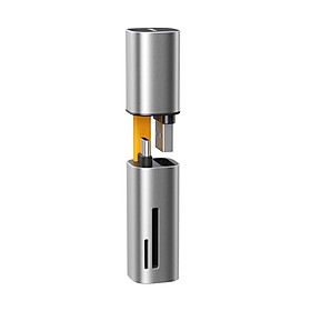 Mua Đầu đọc thẻ nhớ đa năng cổng giao tiếp USB/ Type C Baseus Mini Cabin Card Reader cho Smartphone/ Tablet/ Macbook / Laptop (TF/SD Card Reader) - Hàng chính hãng