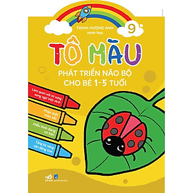 Sách - Bộ Tô màu phát triển não bộ cho bé 1-5 tuổi (10 cuốn lẻ) - Nhã Nam Official