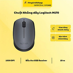 Mua Chuột Không Dây Logitech M170 Đen 1000 DPI - Hàng chính hãng - Hàng Chính Hãng