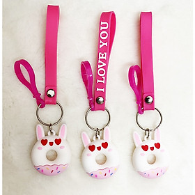 01 móc khóa con tai thỏ