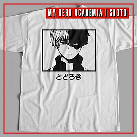 Áo thun BOKU NO HERO ACADEMIA MY HERO ACADEMIA SHIRT - SHOTO TODOROKI màu trắng đẹp giá rẻ