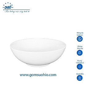 Mua Tô Khum 23cm Sứ Trắng OHIO
