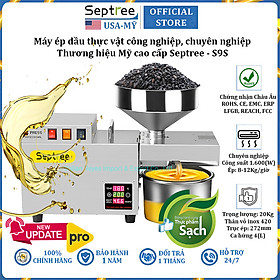 Mua Máy ép dầu thực vật công nghiệp thương hiệu Mỹ cao cấp Septree S9S - Hàng Chính Hãng