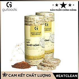 Combo 2 Bánh gạo lức ăn kiêng - tập GYM GUfoods (mỗi gói 165g)