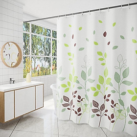 Mua Rèm NhàTắm  Phòng Tắm Không Thấm Nước Họa Tiết Lá