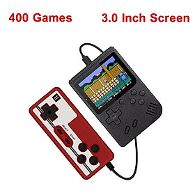 Bảng điều khiển trò chơi điện tử cầm tay mini cầm tay kiểu cổ điển Màn hình LCD màu 8 bit 3.0 inch dành cho trẻ em Trình phát trò chơi tích hợp 400 trò chơi