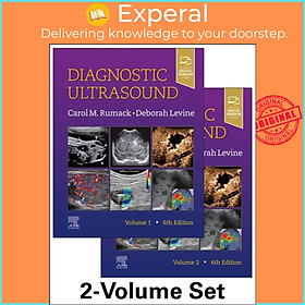 Sách - Diagnostic Ultrasound, 2-Volume Set by Deborah Levine (UK edition, hardcover)