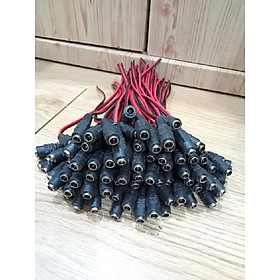 Mua 100 đầu jack nguồn cái sợi đỏ/đen