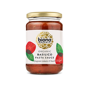 Sốt cà chua basillico quế tây hữu cơ Biona 350g