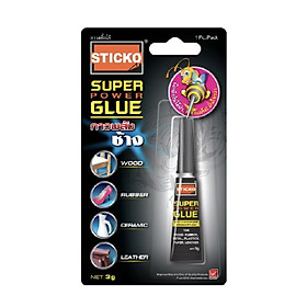 Keo dán sticko Super Glue, keo dán đa năng Elephant 3g