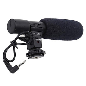Camera Microphone, Video Microphone for DSLR Camera/DV, Photography Interview Microphone with 3.5mm Interface
