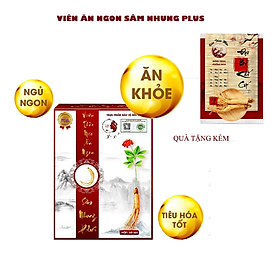 Viên Thảo Mộc Ăn Ngon Sâm Nhung Plus Giúp Ăn Ngon Ngủ Sâu Cải Thiện Hệ Tiêu Hoá Hỗ Trợ Tâng Cân An Toàn Hiệu Quả