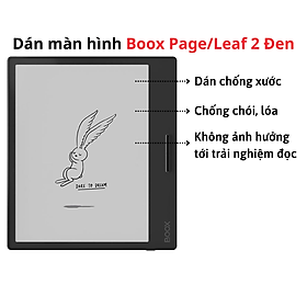Dán Màn Hình Boox Page/Leaf 2 Đen
