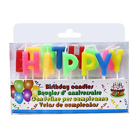 Mua Nến Happy Birthday nhiều màu Uncle Bills YA0083 - giao màu ngẫu nhiên