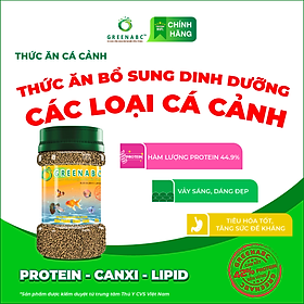 Thức ăn Cá Neon, Cánh Buồm, Molly, 7 màu, 3 đuôi ... GREENABC – Hàm lượng protein 42% cho năng lượng dồi dào, tiêu hóa tốt, tăng đề kháng, lên màu đẹp – Hộp 40g