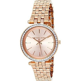 Michael Kors Women's Darci Watch- Glamorous Three Hand Quartz Movement Wrist Watch with Crystal Bezel