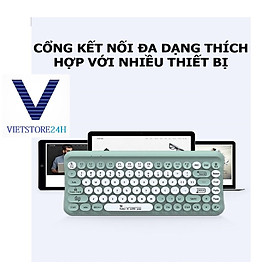 Bộ Bàn Phím Tròn Và Chuột Không Dây LANGTU LT700 dùng cho văn phòng VT - Hàng chính hãng