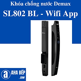 KHÓA CHỐNG NƯỚC DEMAX SL802 BL - WIFI APP - HÀNG CHÍNH HÃNG