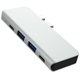 Mua Cổng Chuyển Hub USB C  Type-C ra HDMI 4K 60Hz Dành Cho Macbook Pro 13   Macbook Pro 2016 / 2017 - 5in1-2 4K 60hZ