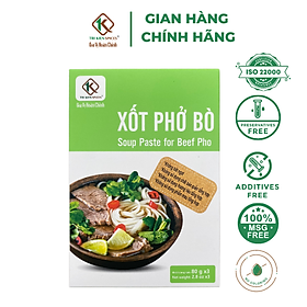 Hộp 3 gói Gia Vị Hoàn Chỉnh Xốt Phở Bò 80gr TriKien Spices  Tiện Lợi- Nhanh Gọn - Ăn Ngon