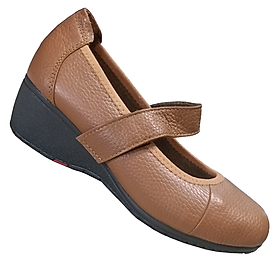 Giày Nữ Búp Bê Đế Xuồng HA NAM Da Bò Thật Thời Trang Cao Cấp 5cm GBBN2059