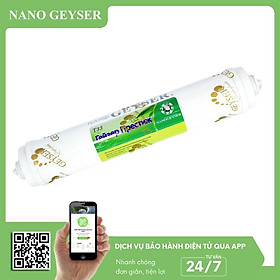 Mua Lõi T33 Small Nano Geyser  Lõi lọc nước số 5  Dùng cho các dòng máy lọc nước RO  NANO  UF  Geyser  Karofi  Aqua - Hàng Chính Hãng