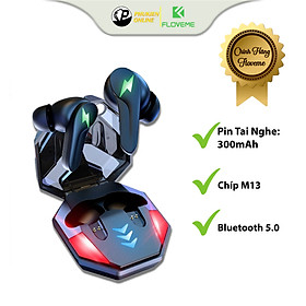 Mua Tai nghe Bluetooth Floveme K98 - Có Mic - Pin Trâu - Chíp M13 - Tốc độ cao - Độ trễ thấp - Tai nghe pin 300mah - Hàng Chính Hãng