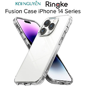 Ốp Lưng Trong Suốt Dành Cho iPhone 14 Pro Max / 14 Pro / 14 Plus / 14 RINGKE Fusion Clear - Hàng Chính Hãng