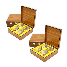Combo 2 hộp gỗ cao cấp Yến sào Song Việt ( loại 4 phần/ hộp)