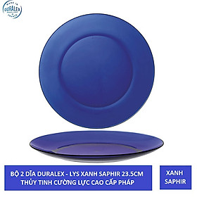Mua {Hàng chính hãng} Bộ 2 dĩa Duralex - Lys 23 5cm Thủy tinh cường lực cao cấp Pháp