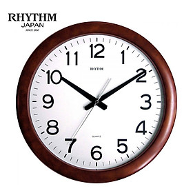 Mua Đồng hồ teo tường Nhật Bản Rhythm CMG919NR06 – Kt 41.0 x 4.8cm  1.4kg Vỏ gỗ  dùng PIN.