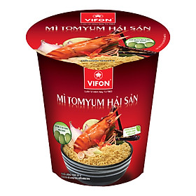 Thùng 24 Ly Mì Topping Vị Tomyum Hải Sản 67g VIFON
