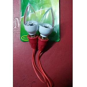 Mua Combo 2 bóng ớt led đổi 7 màu E12 có tặng 2 đui đèn