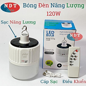 Mua Bóng Đèn Led Tích Điện Và Sạc Năng Lượng Mặt Trời Có Điều Khiển Từ Xa  Kèm Theo Sạc