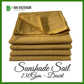 Mua LƯỚI CHE NẮNG 80% CHE SÂN VƯỜN  BAN CÔNG - 230GSM - MÀU VÀNG CÁT