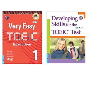 Combo 2 Cuốn : Very Easy Toeic 1 - Introduction + Developing Skills For The Toeic Test