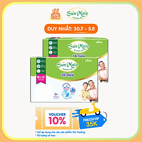 Combo 2 Tã Dán Người Lớn SunMate G2 Size M/L18 (18 Miếng)